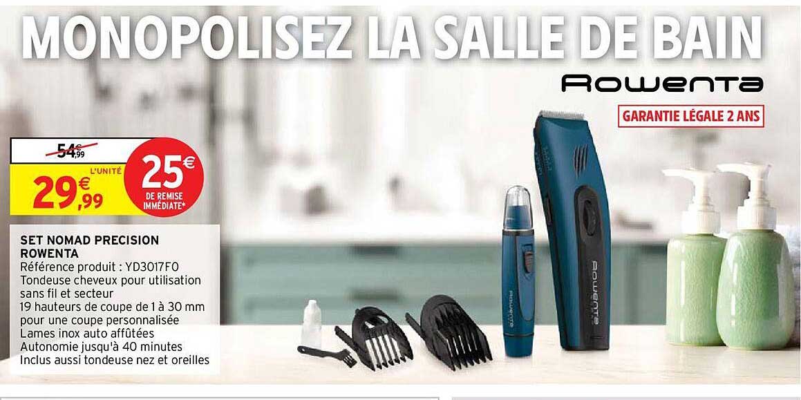 set nomad précision rowenta