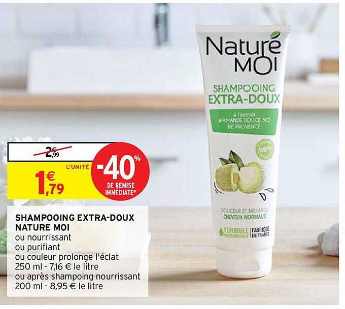 shampooing extra-doux naturé moi