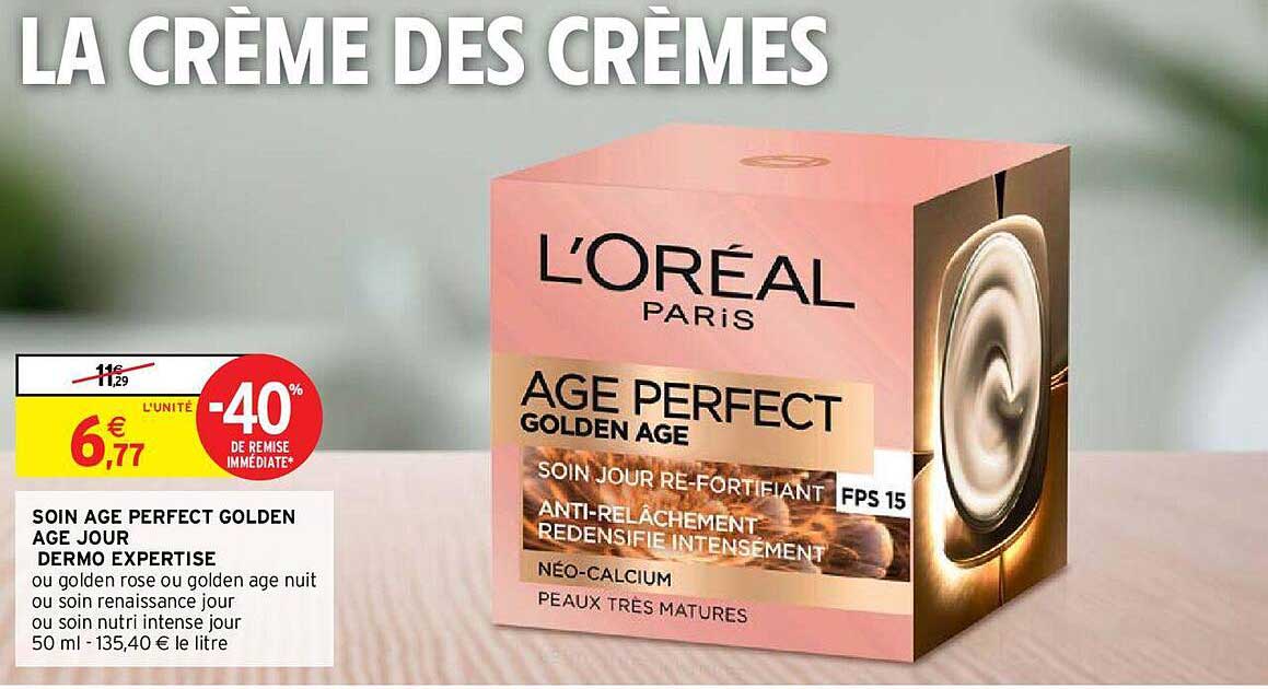 Soin âge Perfect Golden âge Jour Dermo Expertise