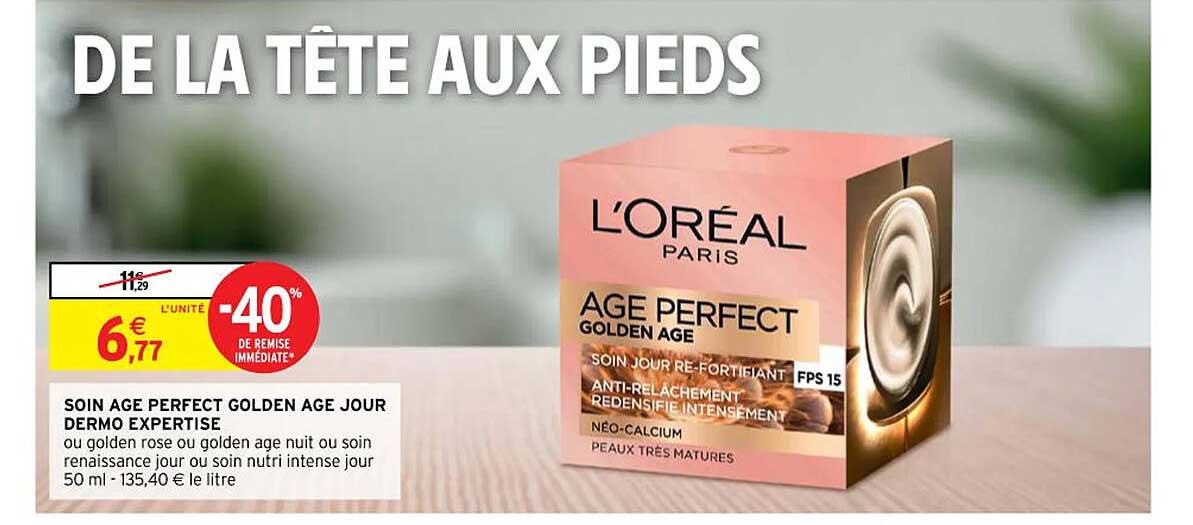 soin âge perfect golden âge jour dermo expertise