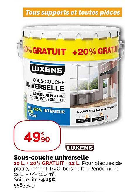 sous-couche universelle luxens