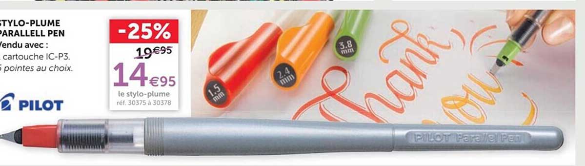 stylo-plume parallell pen