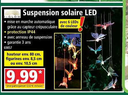 suspension solaire led i-glow
