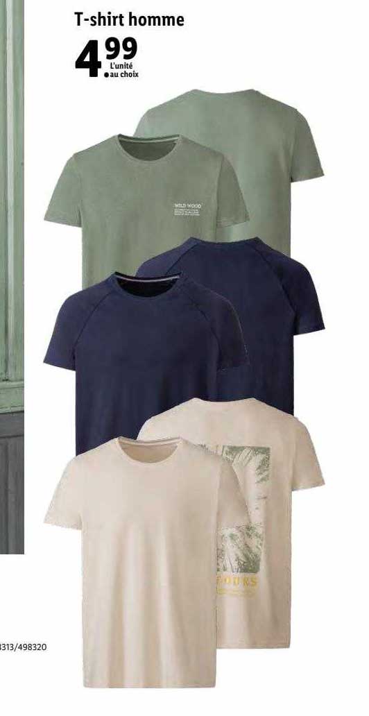 t-shirt homme