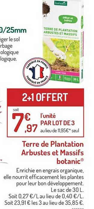 Terre De Plantation Arbustes Et Massifs Botanic