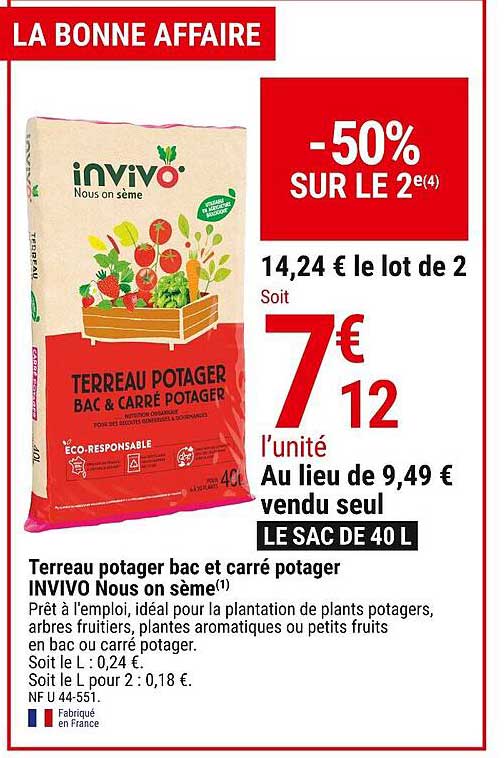 terreau potager bac et carré potager invivo nous on sème