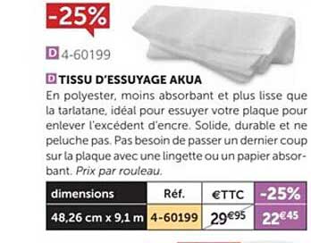 tissu d'essuyage akua