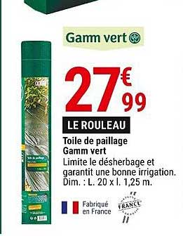 toile de paillage gamm vert