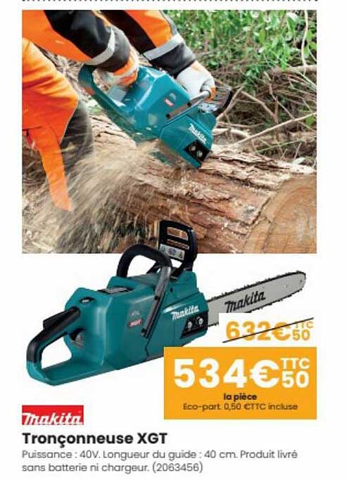 tronçonneuse xgt makita
