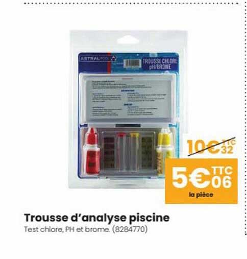 trousse d'analyse piscine