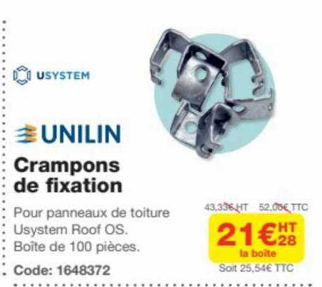 Unilin Crampons De Fixation