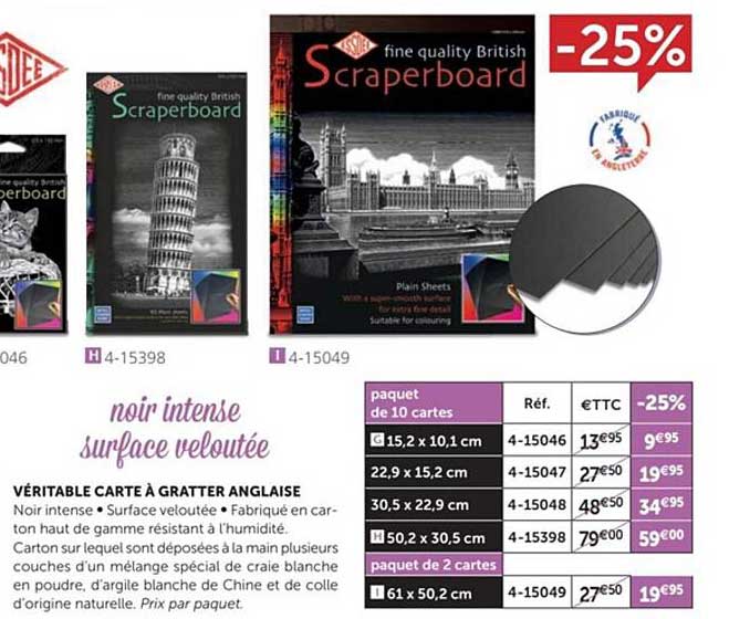 véritable carte à gratter anglaise