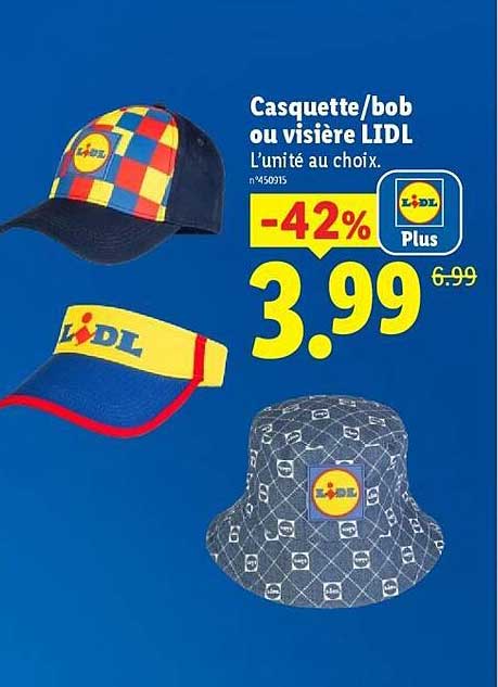 Casquette/bob ou visière LIDL