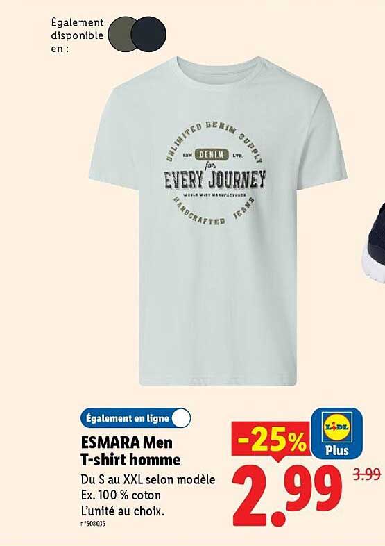 ESMARA Men T-shirt homme