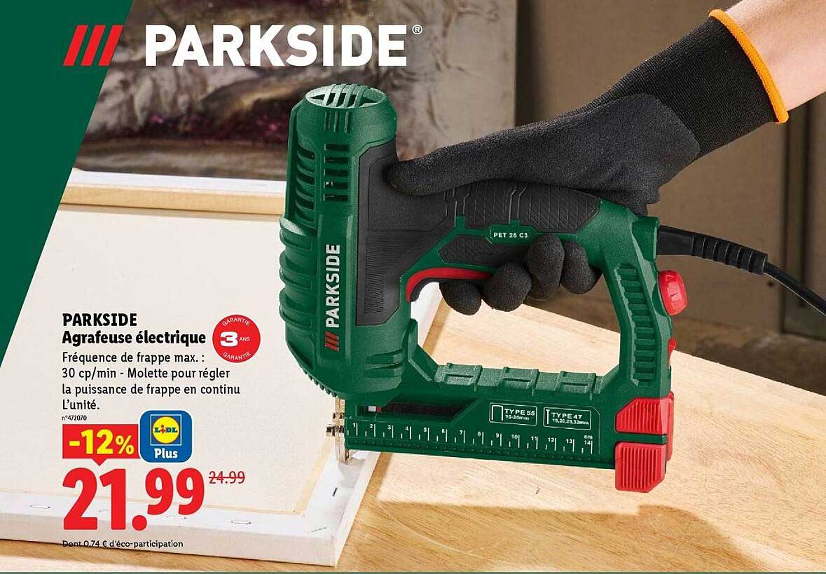 PARKSIDE Agrafeuse électrique