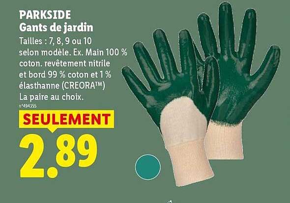 PARKSIDE Gants de jardin
