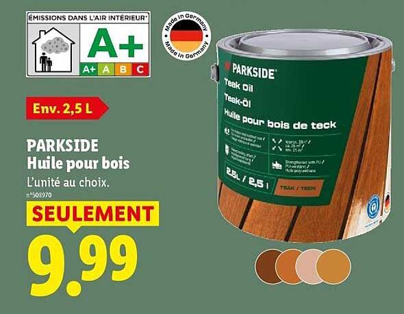 PARKSIDE Huile pour bois
