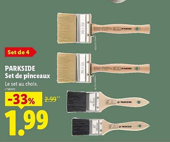 PARKSIDE Set de pinceaux