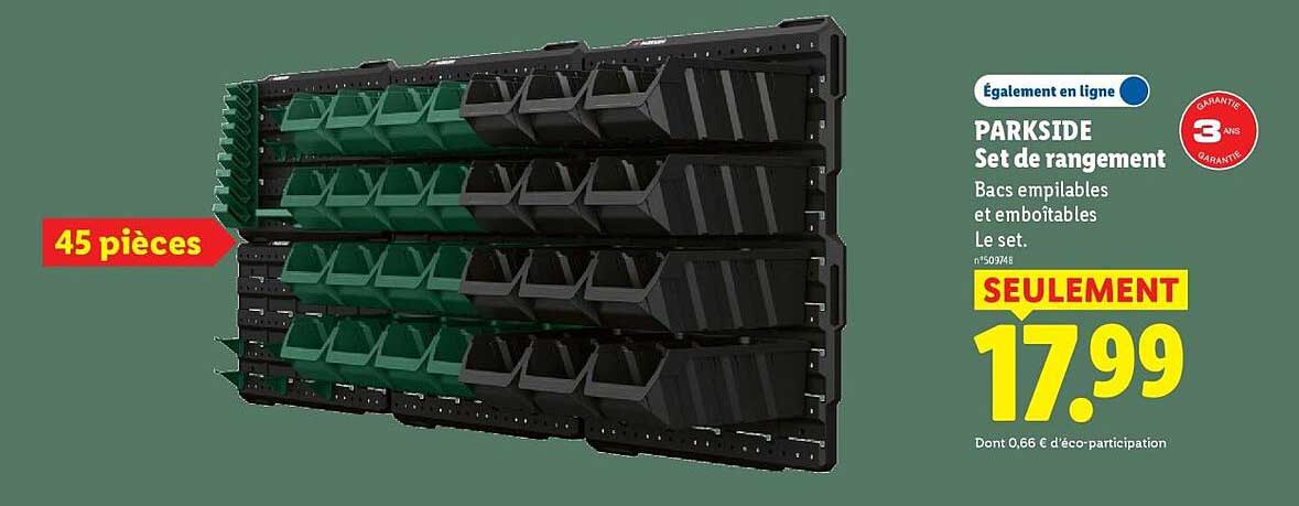 PARKSIDE Set de rangement