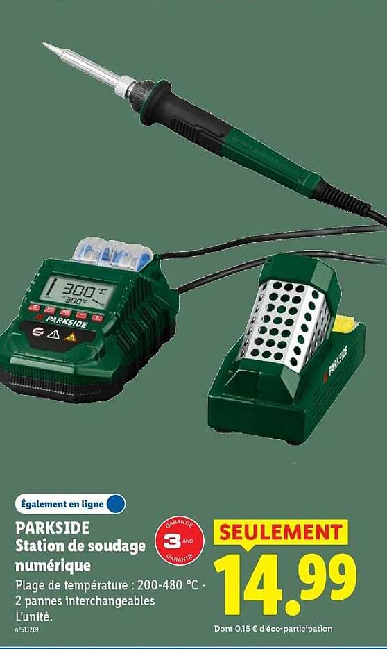 PARKSIDE Station de soudage numérique