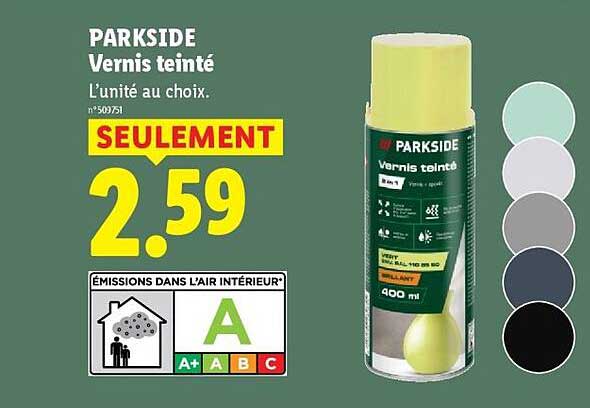 PARKSIDE Vernis teinté