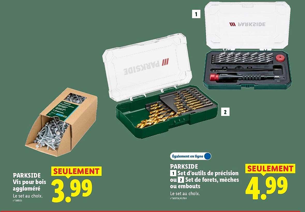 PARKSIDE Vis pour bois aggloméré