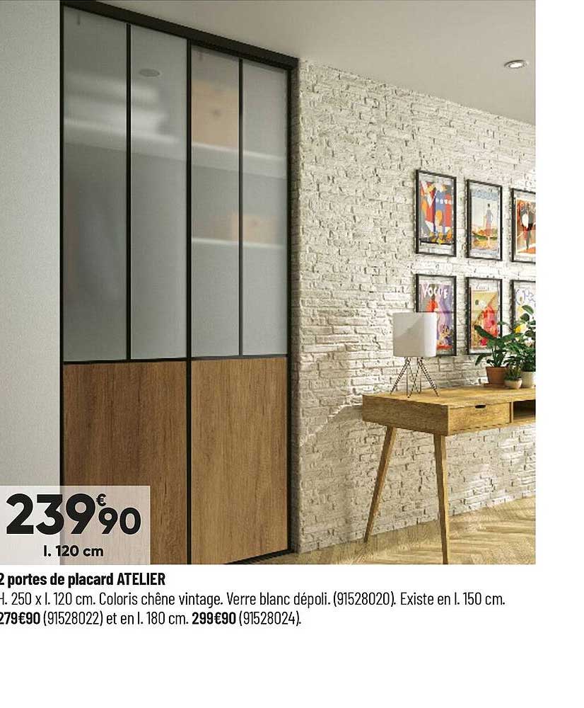 2 Portes De Placard Atelier