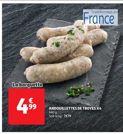 Andouillettes De Troyes X4