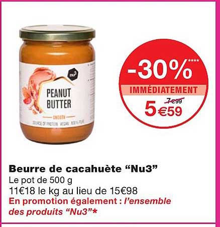 Beurre De Cacahuète "nu3"