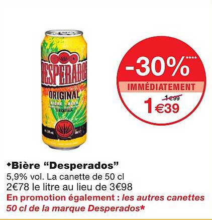Bière "esperados"