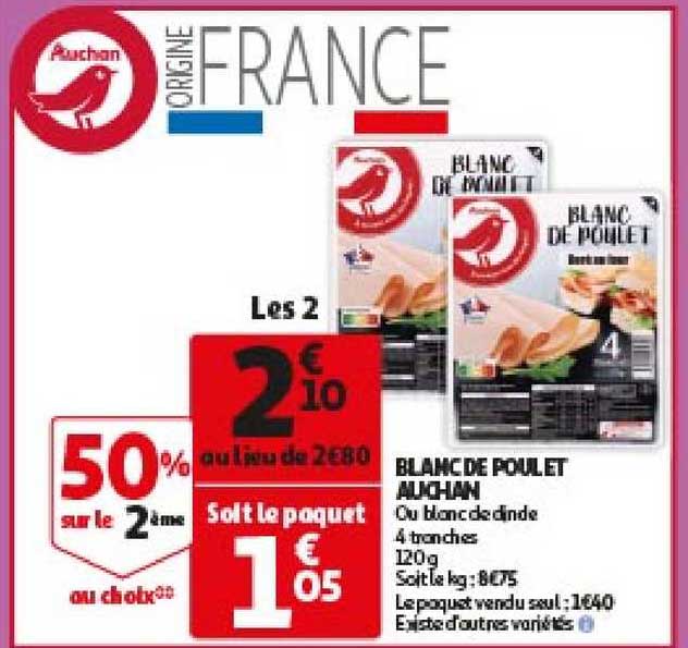 Blanc De Poulet Auchan