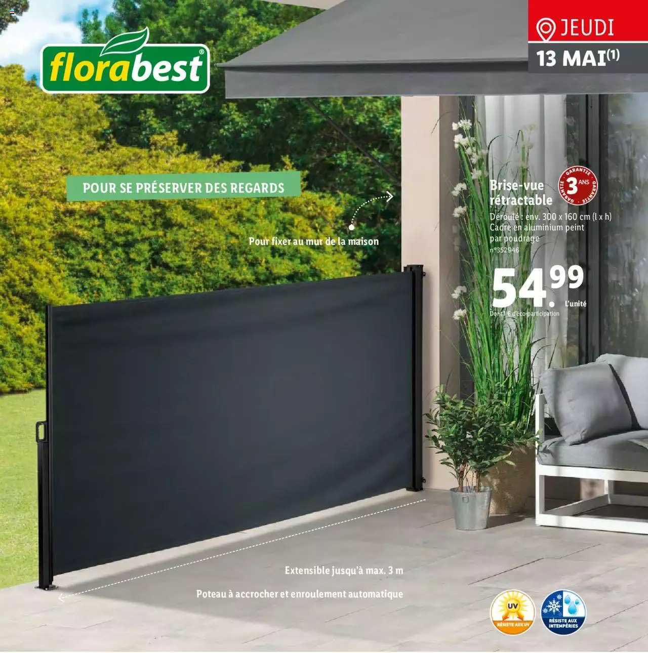 Brise-vue Rétractable