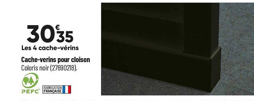 Cache-vérins Pour Cloison