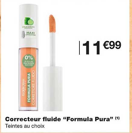 correcteur fluide "formula pura"
