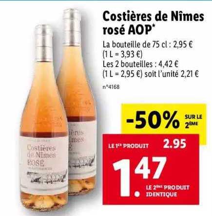 costières de nîmes rosé aop
