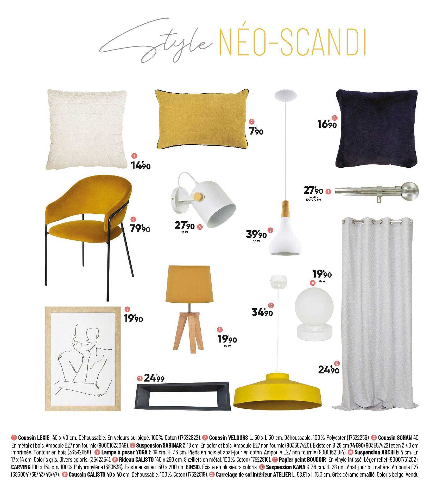 coussin lexie, coussin velours, coussin sohan, suspension sabinar, lampe à poser yoga, suspension archi, rideau calisto, papier peint boudoir, suspension kana, coussin calisto, carrelage de sol