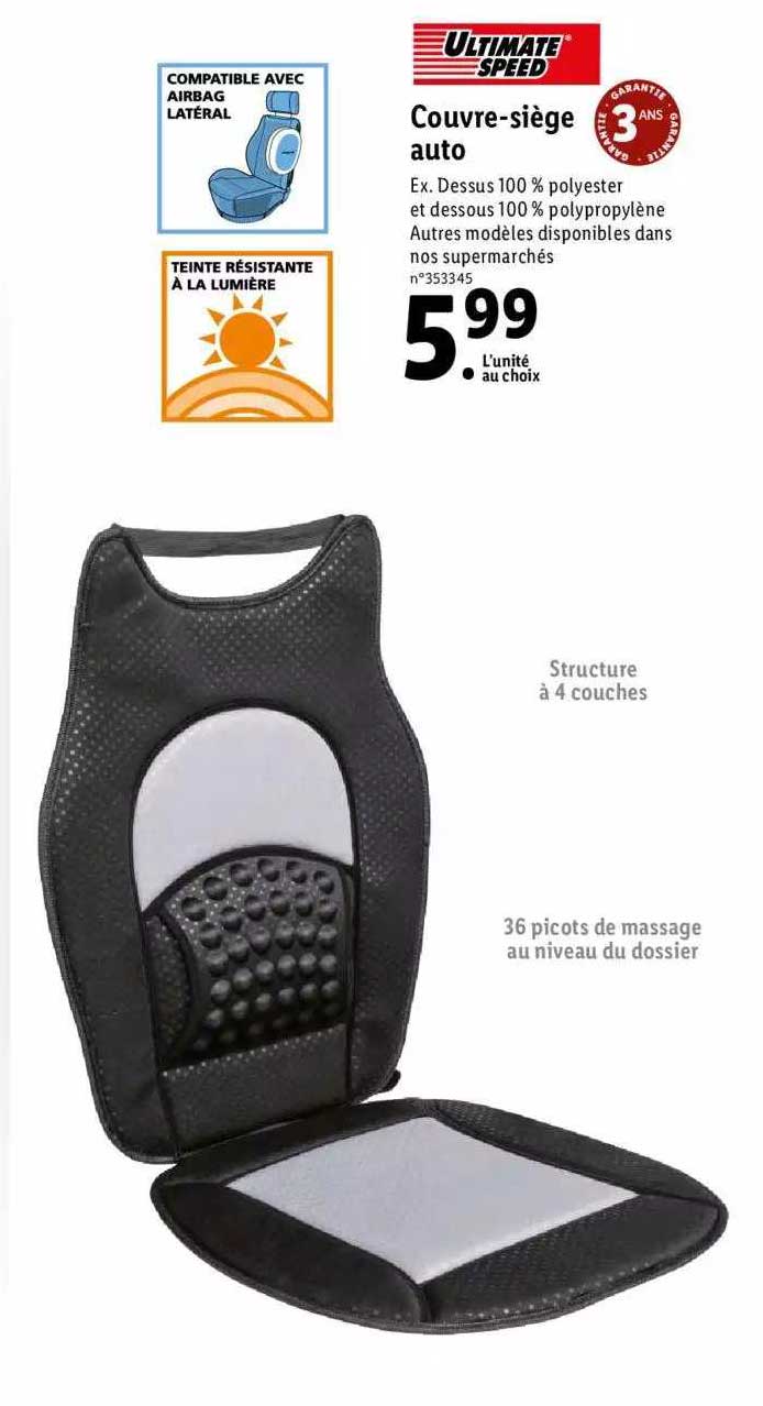 couvre-siège auto ultimate speed