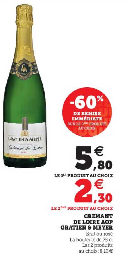 crémant de loire aop gratien & meyer
