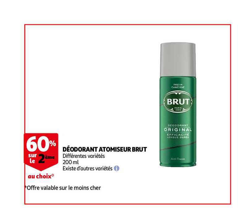 Déodorant Atomiseur Brut