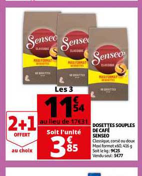 Dosettes Souples De Café Senseo