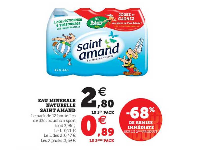 Eau Minérale Naturelle Saint Amand