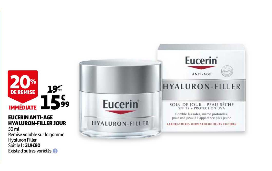 eucerin anti-âge hyaluron-filler jour