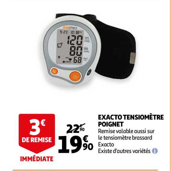 Exacto Tensiomètre Poignet