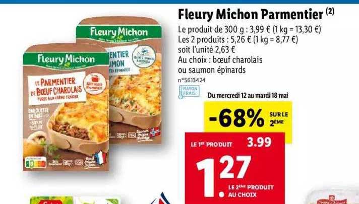 fleury michon parmentier