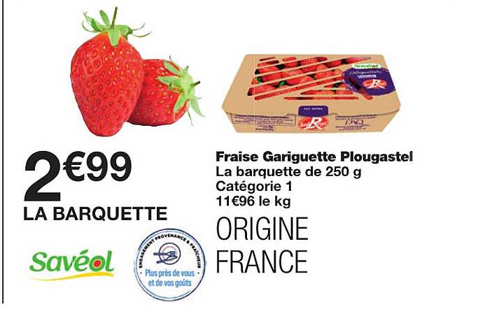fraise gariguette plougastel
