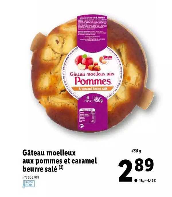 Gâteau Moelleux Aux Pommes Et Caramel Beurre Salé