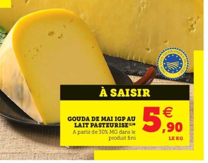 gouda de mai igp au lait pasteurisé