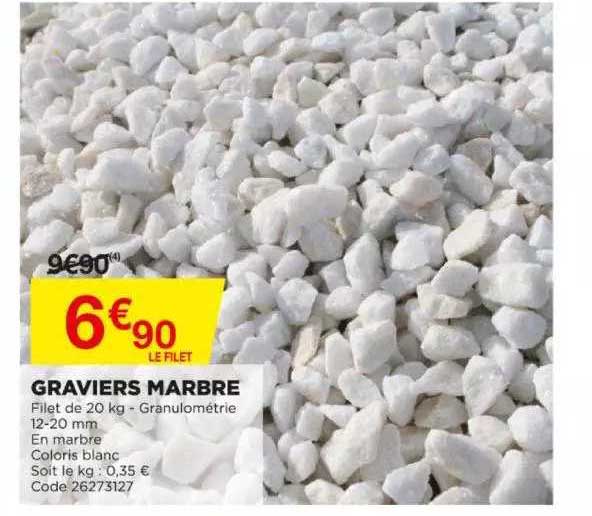 Graviers Marbre
