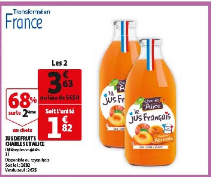 Jus De Fruits Charles Et Alice