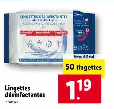 Lingettes Désinfectantes